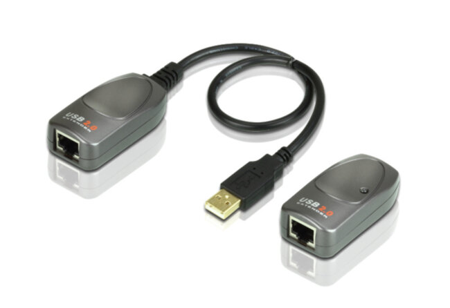 Удлинитель, USB 2.0,  60 метр., со скоростями передачи данных, соответствующим High Speed (480 Мбит/с) , Full Speed (12 Мбит/с ) и Low Speed (1.5 Мбит/с ) USB A-тип, Male/Female, без шнуров ATEN UCE260