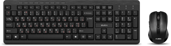 Беспроводной набор клавиатура+мышь SVEN KB-C3400W Sven SV-018887 Беспроводной набор клавиатура+мышь SVEN KB-C3400W Sven SV-018887