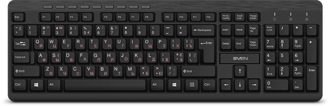 Беспроводной набор клавиатура+мышь SVEN KB-C3400W Sven SV-018887 Беспроводной набор клавиатура+мышь SVEN KB-C3400W Sven SV-018887