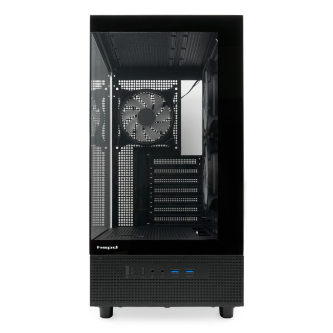 Корпус без блока питания HSPD F710-TGBK-ARGB Корпус без блока питания HSPD F710-TGBK-ARGB
