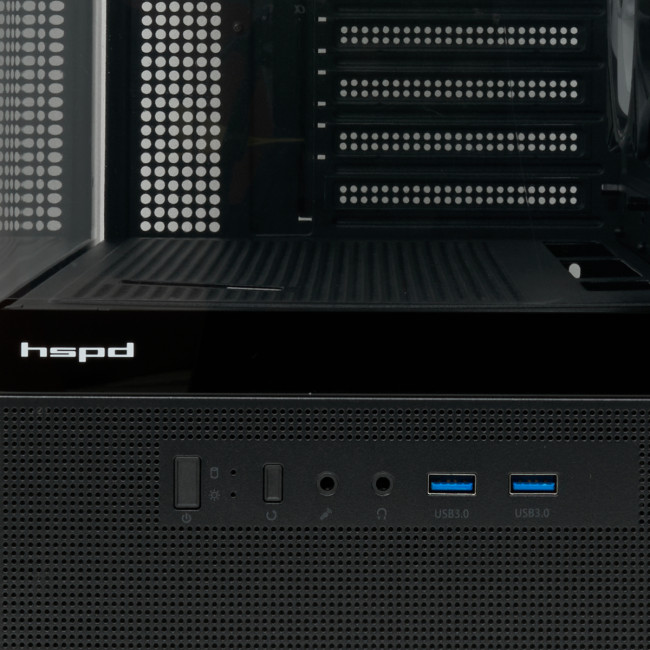 Корпус без блока питания HSPD F710-TGBK-ARGB Корпус без блока питания HSPD F710-TGBK-ARGB