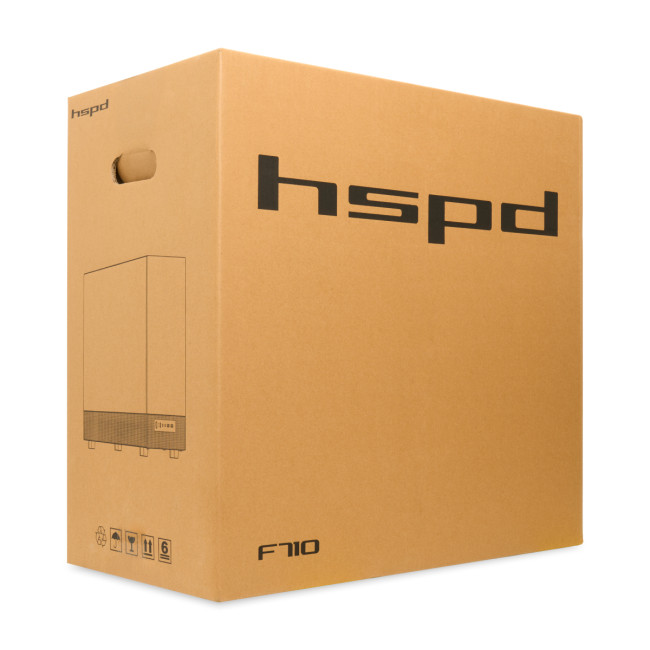 Корпус без блока питания HSPD F710-TGBK-ARGB Корпус без блока питания HSPD F710-TGBK-ARGB