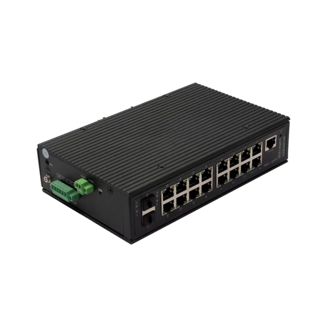 Промышленный управляемый (L2+) HiPoE коммутатор Gigabit Ethernet NST NS-SW-16G2G-PL/IM Промышленный управляемый (L2+) HiPoE коммутатор Gigabit Ethernet NST NS-SW-16G2G-PL/IM
