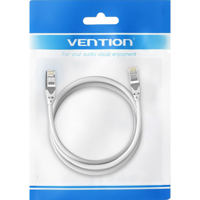 Патч-корд Vention прямой SFTP cat.6A, RJ45 - 0,5м. Серый Vention IBHHD