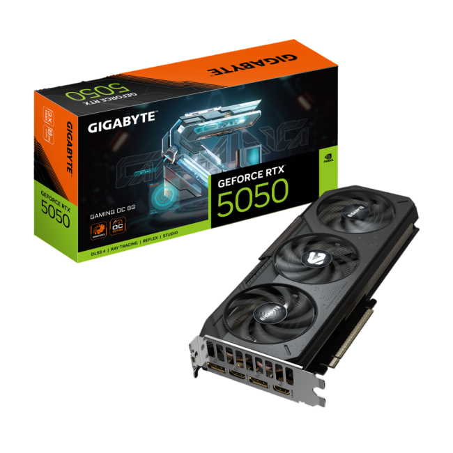 Видеокарта GIGABYTE GV-N5050GAMING OC-8G