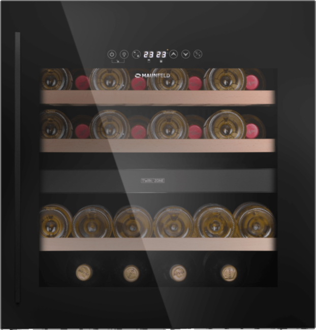 Встраиваемый винный шкаф Maunfeld MBWC-92DM36 Встраиваемый винный шкаф Maunfeld MBWC-92DM36