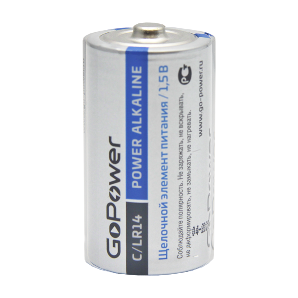 Батарейка GoPower LR14 C BL2 Alkaline 1.5V (2/12/192) блистер (2 шт.) Батарейка GoPower LR14 C (00-00017861) Батарейка GoPower LR14 C BL2 Alkaline 1.5V (2/12/192) блистер (2 шт.) Батарейка GoPower LR14 C (00-00017861)