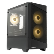 Корпус без блока питания HSPD M330-TGBK-ARGB