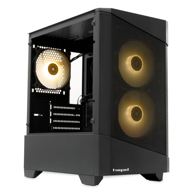 Корпус без блока питания HSPD M330-TGBK-ARGB Корпус без блока питания HSPD M330-TGBK-ARGB