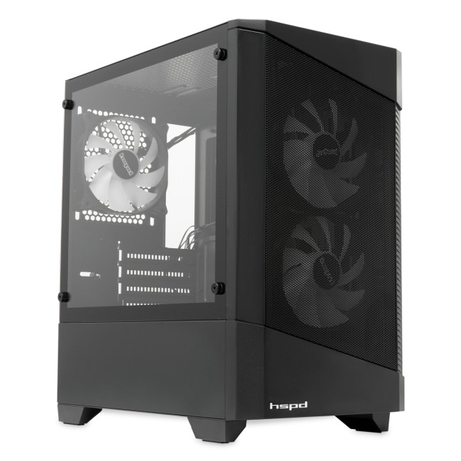 Корпус без блока питания HSPD M330-TGBK-ARGB Корпус без блока питания HSPD M330-TGBK-ARGB
