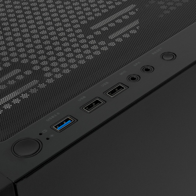 Корпус без блока питания HSPD M330-TGBK-ARGB Корпус без блока питания HSPD M330-TGBK-ARGB