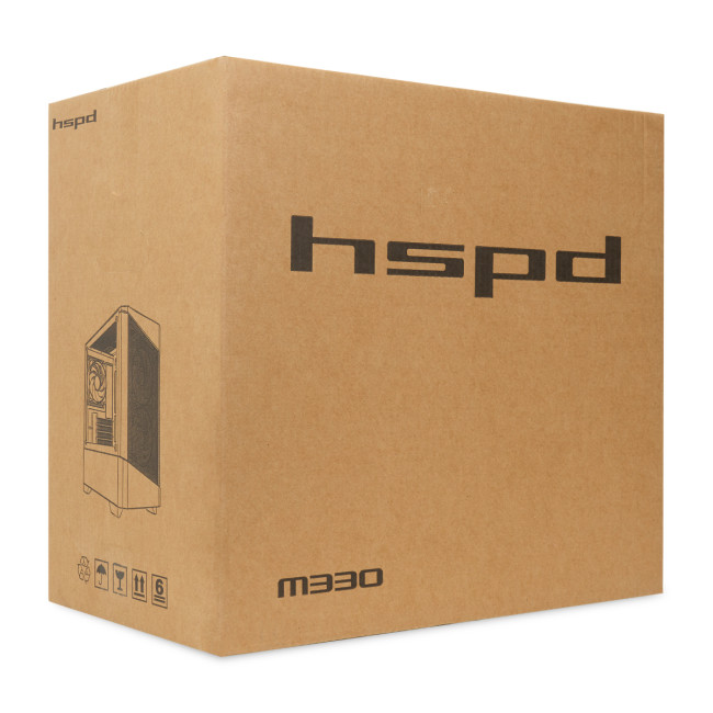 Корпус без блока питания HSPD M330-TGBK-ARGB Корпус без блока питания HSPD M330-TGBK-ARGB