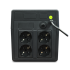 ИБП POWERMAN Back Pro 1050, линейно-интерактивный, 1050ВА, 600Вт, 4 евророзетки с резервным питанием, батарея 12В 7Ач 2 шт., 353мм х 149 мм х162мм, 7.9 кг. POWERMAN Back Pro 1050