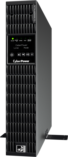 ИБП CyberPower OL3000ERTXL2U, Rackmount, Online, 3000VA/2700W, 8 IEC-320 С13, 1 IEC C19 розеток, USB&Serial, RJ11/RJ45, SNMPslot, LCD дисплей, Black, 0.5х0.8х0.2м., 37.5кг. CyberPower OL3000ERTXL2U