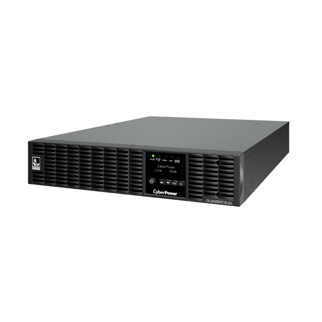 ИБП CyberPower OL3000ERTXL2U, Rackmount, Online, 3000VA/2700W, 8 IEC-320 С13, 1 IEC C19 розеток, USB&Serial, RJ11/RJ45, SNMPslot, LCD дисплей, Black, 0.5х0.8х0.2м., 37.5кг. CyberPower OL3000ERTXL2U ИБП CyberPower OL3000ERTXL2U, Rackmount, Online, 3000VA/2700W, 8 IEC-320 С13, 1 IEC C19 розеток, USB&Serial, RJ11/RJ45, SNMPslot, LCD дисплей, Black, 0.5х0.8х0.2м., 37.5кг. CyberPower OL3000ERTXL2U