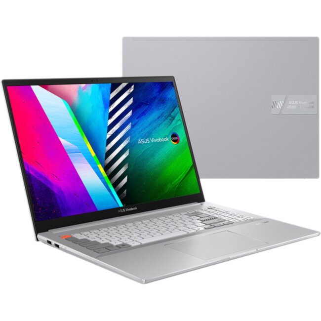 Ноутбук ASUS N7600PC-L2012W 16"(3840x2400 OLED 16:10)/Intel Core i5 11300H(3.1Ghz)/16384Mb/512PCISSDGb/noDVD/Ext:nVidia GeForce RTX3050(4096Mb)/Cam/BT/WiFi/war 2y/1.95kg/Cool Silver/W11 Ноутбук ASUS N7600PC-L2012W 16"(3840x2400 OLED 16:10)/Intel Core i5 11300H(3.1Ghz)/16384Mb/512PCISSDGb/noDVD/Ext:nVidia GeForce RTX3050(4096Mb)/Cam/BT/WiFi/war 2y/1.95kg/Cool Silver/W11