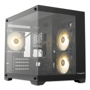 Корпус без блока питания HSPD F330-TGBK-ARGB