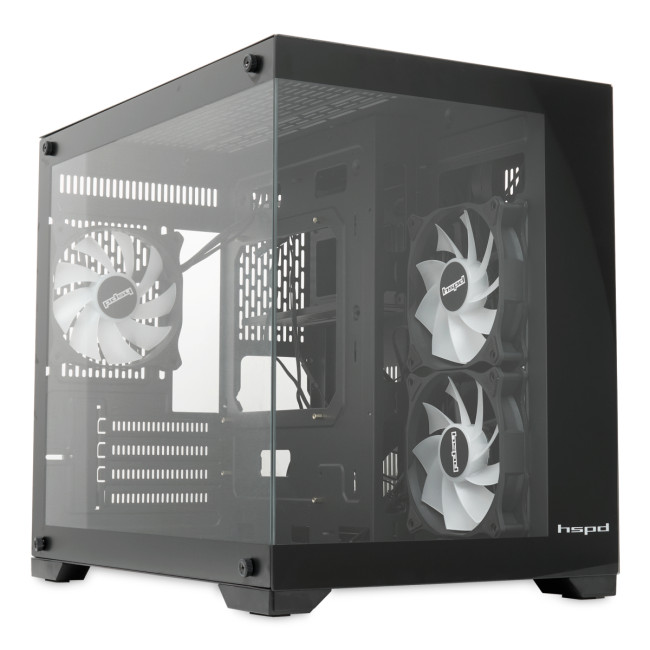 Корпус без блока питания HSPD F330-TGBK-ARGB Корпус без блока питания HSPD F330-TGBK-ARGB