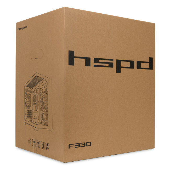 Корпус без блока питания HSPD F330-TGBK-ARGB Корпус без блока питания HSPD F330-TGBK-ARGB