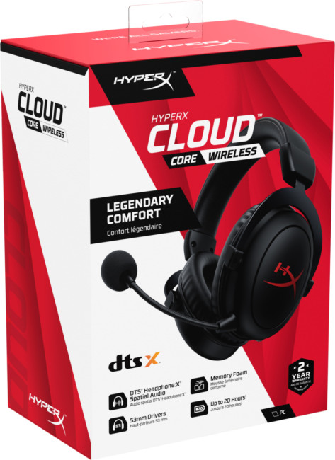 Гарнитура игровая HyperX Cloud Core Wireless Гарнитура игровая HyperX Cloud Core Wireless
