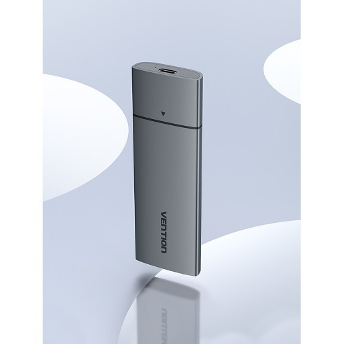 Корпус для SSD Vention USB 3.1 Gen 2-C M.2 NVMe Серый Vention KPGH0 Корпус для SSD Vention USB 3.1 Gen 2-C M.2 NVMe Серый Vention KPGH0