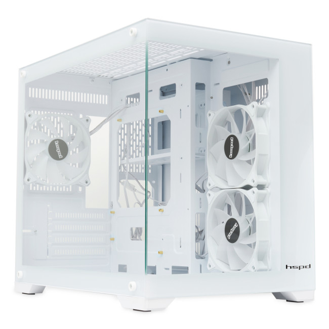 Корпус без блока питания HSPD F330-TGWH-ARGB Корпус без блока питания HSPD F330-TGWH-ARGB