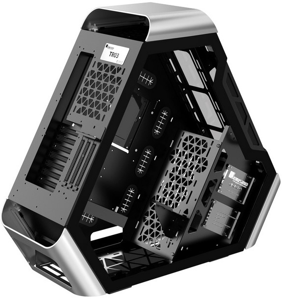 Корпус без блока питания JONSBO TR03-G Silver