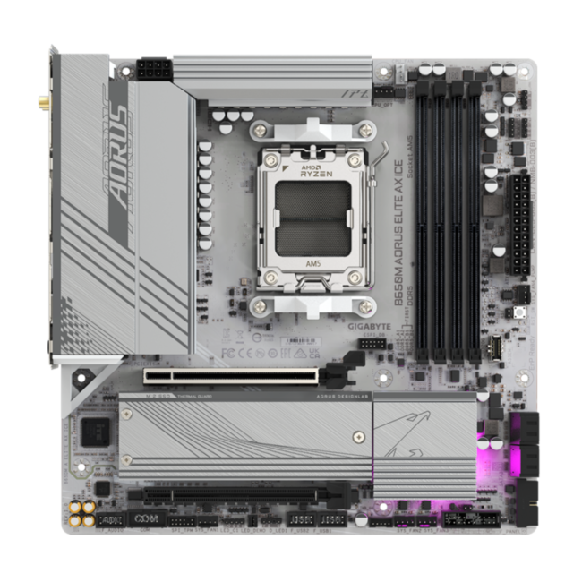 Материнская плата GIGABYTE B650M A ELITE AX ICE