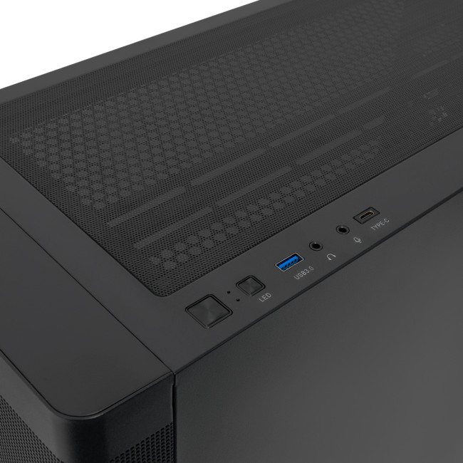 Корпус без блока питания HSPD M740-TGBK-ARGB Корпус без блока питания HSPD M740-TGBK-ARGB