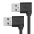 GCR Кабель 1.0m USB 2.0, AM угловой/AM угловой, 28/24 AWG,  GCR-AUM5AM-BB2S-1.0m Greenconnect GCR-AUM5AM-BB2S-1.0m