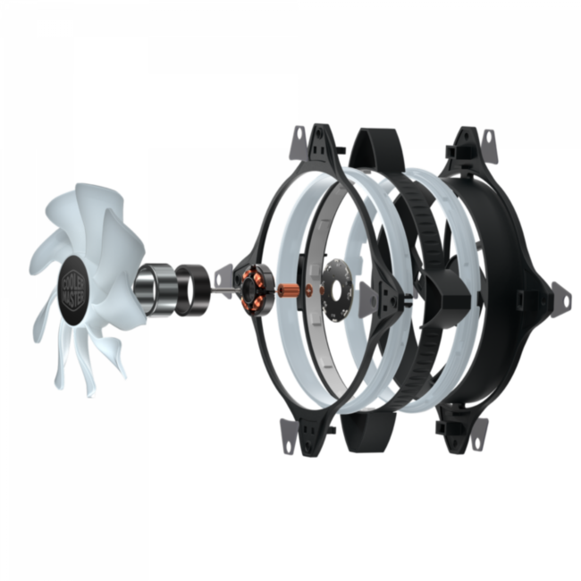 Кулер для корпуса 1 Ватт Cooler Master MasterFan MF140 Halo