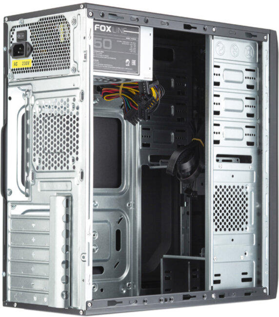 Корпус c блоком питания 450 Ватт Foxline FL-815-FZ450R