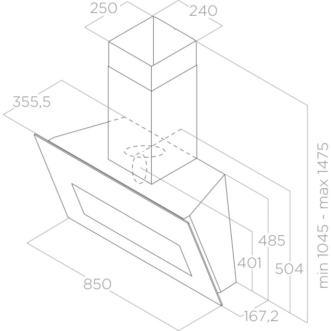 Вытяжка ELICA Elica BLOOM BL/A/85-PRF0164459A Вытяжка ELICA Elica BLOOM BL/A/85-PRF0164459A