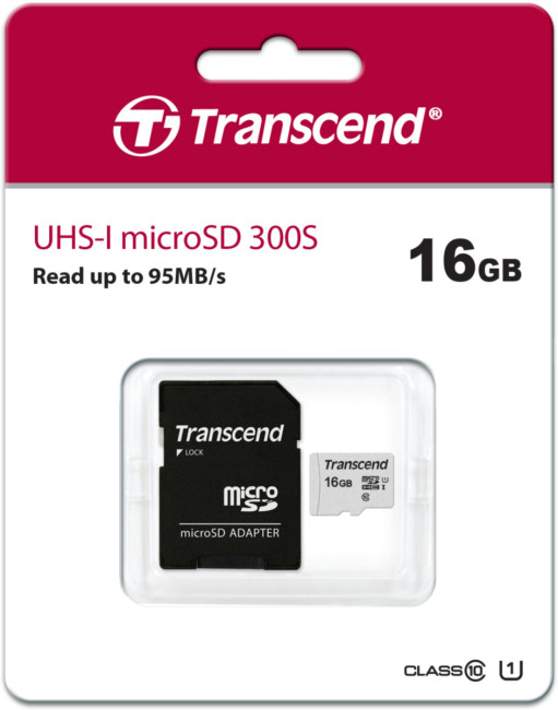 Карта памяти Transcend microSDHC 300S Карта памяти Transcend microSDHC 300S