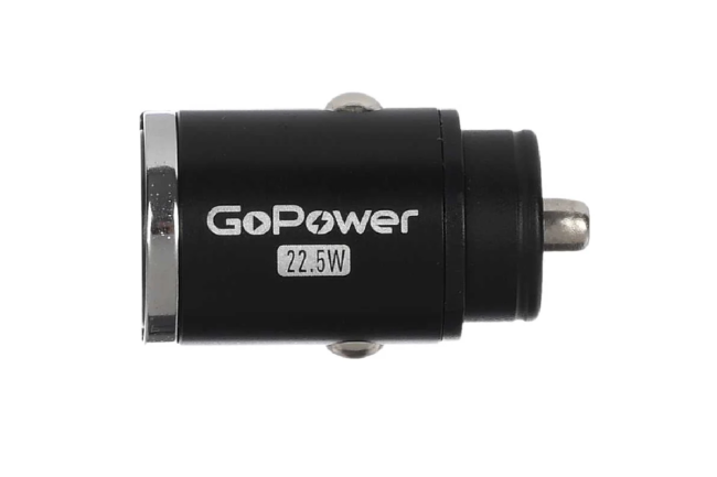 Сетевое З/У Автомобильное З/У GoPower GPQC12 1USB+1Type-C 22.5W Mini Сетевое З/У Автомобильное З/У GoPower GPQC12 1USB+1Type-C 22.5W Mini