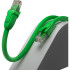 GCR Патч-корд прямой 5.0m UTP кат.6, зеленый, 24 AWG, ethernet high speed, RJ45, T568B, GCR-52390 Greenconnect GCR-52390