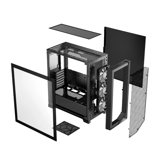 Корпус без блока питания PcCooler C3D510 BK Корпус без блока питания PcCooler C3D510 BK