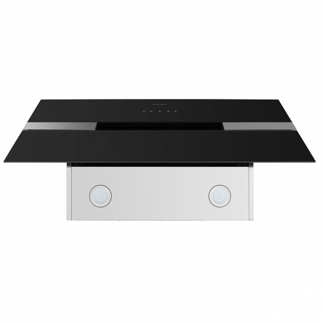 ВЫТЯЖКА MAUNFELD MERSEY 90 ""НЕРЖАВЕЙКА""/ЧЕРНОЕ стекло Maunfeld MERSEY 90 Inox Glass