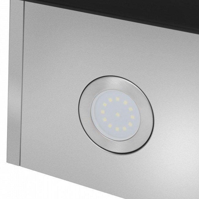 ВЫТЯЖКА MAUNFELD MERSEY 90 ""НЕРЖАВЕЙКА""/ЧЕРНОЕ стекло Maunfeld MERSEY 90 Inox Glass