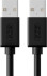 GCR Кабель 0.75m USB 2.0, AM/AM, черный, 28/28 AWG, экран, армированный, морозостойкий, GCR-UM2M-BB2S-0.75m Greenconnect GCR-UM2M-BB2S-0.75m