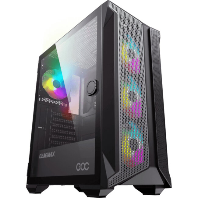 Компьютерный корпус, без блока питания ATX GameMax Brufen C1