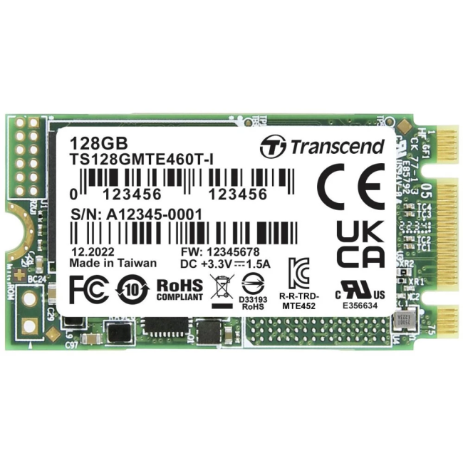 Твердотельный накопитель Transcend TS128GMTE460T-I Твердотельный накопитель Transcend TS128GMTE460T-I