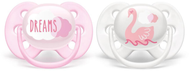 Пустышка ultra soft, Dreams/Лебедь, 0-6 мес., 2 шт, для девочек Philips SCF222/02 Пустышка ultra soft, Dreams/Лебедь, 0-6 мес., 2 шт, для девочек Philips SCF222/02