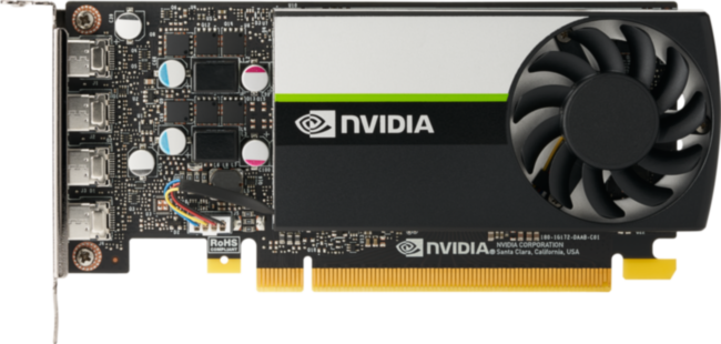 Видеокарта PNY NVIDIA T1000, 8 GB GDDR6