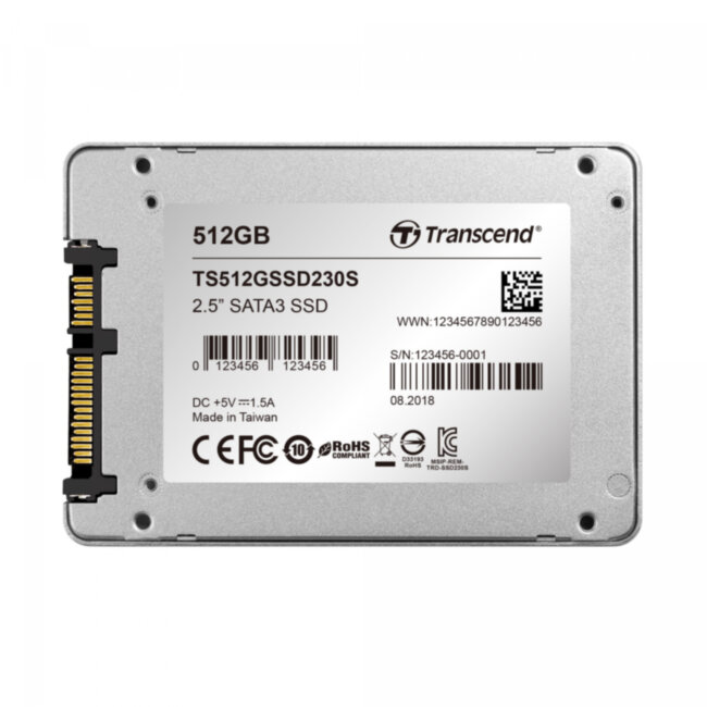 Твердотельный накопитель Transcend SSD230S TS512GSSD230S Твердотельный накопитель Transcend SSD230S TS512GSSD230S