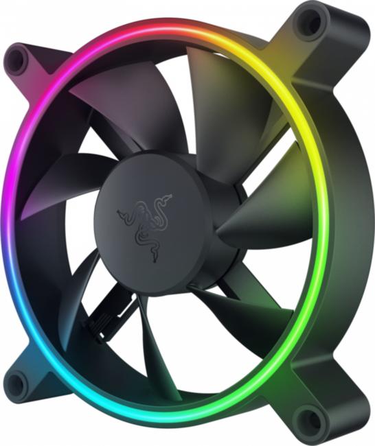 Кулер Razer Kunai Chroma RGB 120MM LED PWM Performance Fan - 3 Fans - FRML Packaging Razer Kunai Chroma - 120mm - 3 Fans