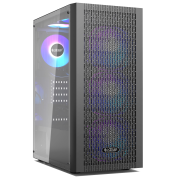 Корпус без блока питания PcCooler MA100 MESH BK