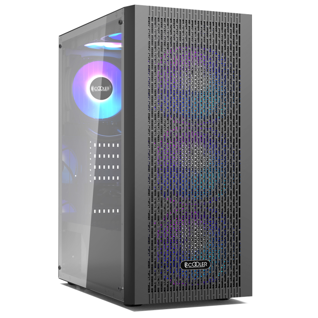 Корпус без блока питания PcCooler MA100 MESH BK