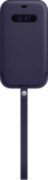 Чехол MagSafe для iPhone 12 Pro Max Кожаный чехол-конверт MagSafe для iPhone 12 Pro Max, тёмно-фиолетовый цвет Чехол MagSafe для iPhone 12 Pro Max Кожаный чехол-конверт MagSafe для iPhone 12 Pro Max, тёмно-фиолетовый цвет