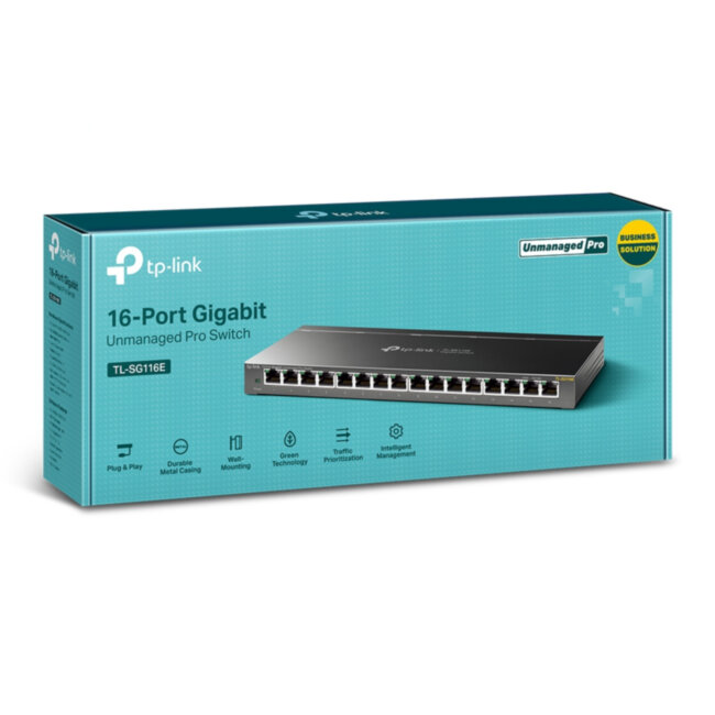 Коммутатор TP-Link TL-SG116E Коммутатор TP-Link TL-SG116E